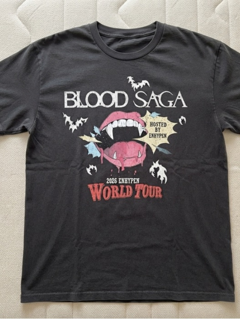 2026 ENHYPEN Blood Saga tour t-shirt - Picture 1 of 1
